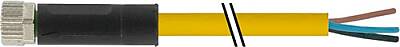 7700-08041-U030300 M8 female 0° with cable TPE 3x22AWG ye UL/CSA, ITC/PLTC 3m - 1