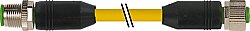 7700-40041-1610200 M12 male 0° / M12 female 0° A-cod. TPE 5x18AWG ye UL/CSA. ITC/PLTC 2m