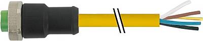 7700-A3021-UBB0500 Mini (7/8) 3 pole, Female 0° w/ Cable PVC 3x16AWG ye UL/CSA, STOOW - 1