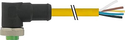 7700-A3031-U1B0300 Mini (7/8) 3 pole, Female 90° w/ Cable TPE 3x16AWG ye UL/CSA, TC-ER - 1