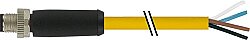 7700-P4101-U0C0300 M12 Power L-coded 4pol. male 0° with cable TPE 4x16AWG ye UL/CSA, TC-ER, IEC 3m