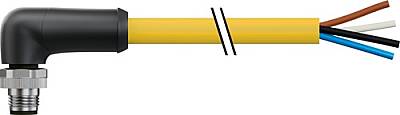7700-P4111-U0C0150 M12 Power L-coded 4pol. male 90° with cable TPE 4x16AWG ye UL/CSA, TC-ER, IEC 1.5m - 1