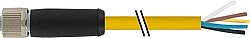 7700-P4221-U0P0150 M12 Power L-coded 5pol. female 0° with cable TPE 5x14AWG ye UL/CSA, TC-ER, IEC 1.5m