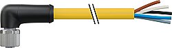 7700-P4231-U0D0300 M12 Power L-coded 5pol. female 90° with cable TPE 5x16AWG ye UL/CSA, TC-ER, IEC 3m