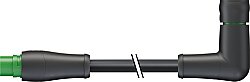 7700-P8252-U9N0100 MQ15 male 0° / MQ15 female 270° 600V AC type 3 TPE 4xAWG14 bk UL/CSA, TC-ER, IEC-PE 1m