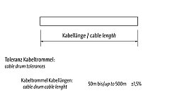8000-00000-4015000 50m cable ring PUR 16x0.34+3x0.75 GY hf shielded, signals two-colored, drag chain