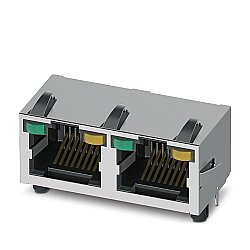 CUC-MP-J1ST-A/2R4LT-THR-LED - Modüler RJ45 PCB konnektörleri - 2