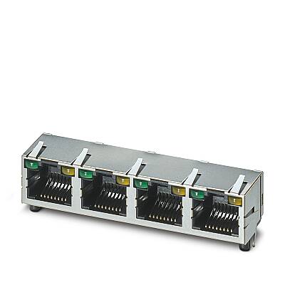 CUC-MP-J1ST-A/4R4LT-LED - Modüler RJ45 PCB konnektörleri - 2