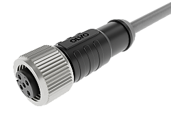 M12 17 PİN DİŞİ DÜZ 5 M PUR SENSÖR KABLOSU OLVO