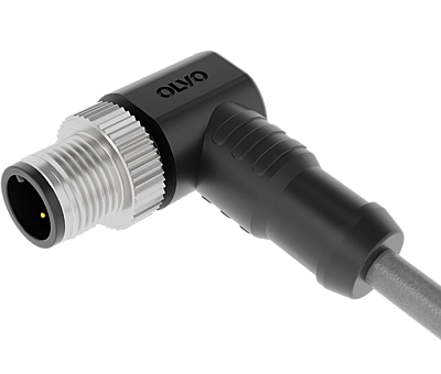 M12 17 PİN ERKEK 90° 5 M PUR SENSÖR KABLOSU OLVO - 1