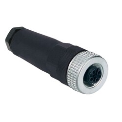 XZCC12FDM50B M12 5 PİN DİŞİ DÜZ KONNEKTÖR