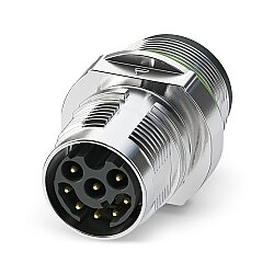 M17-08P1N8A6100S - Cihaz geçmeli konnektörü önde montaj