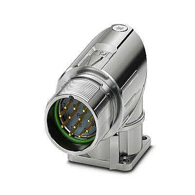 M23-06P1N8AA600S - Cihaz geçmeli konnektörü önde montaj - 1