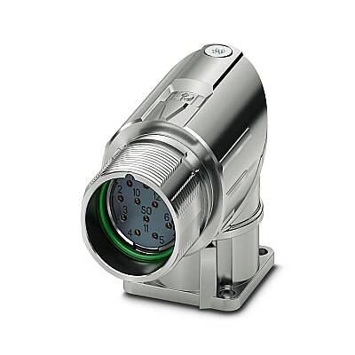 M23-06S1N8AA500S - Cihaz geçmeli konnektörü önde montaj - 1