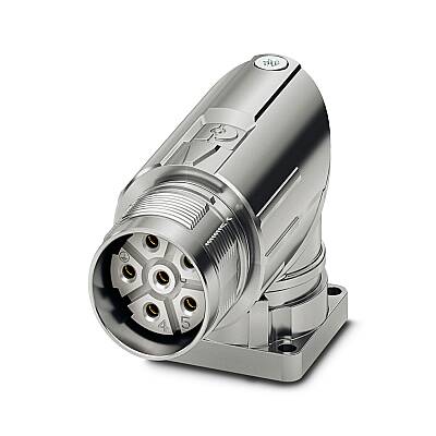 M23-5ES198AA600S - Cihaz geçmeli konnektörü önde montaj - 1