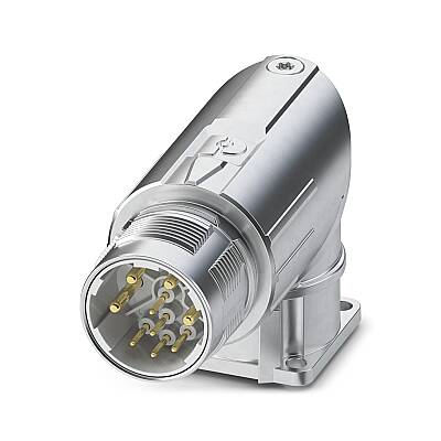 M23-8EP198AA600S - Cihaz geçmeli konnektörü önde montaj - 1