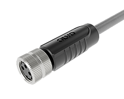 M8 4 PİN DİŞİ DÜZ 5 M PVC SENSÖR KABLOSU OLVO
