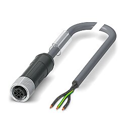 SAC-3P- 2,0-PUR/M12FSS PE - Güç kablosu