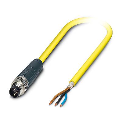 SAC-3P-M 8MS SH BK/.../... - Sensör/aktüatör kablosu - 1