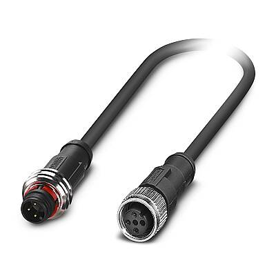 SAC-3P-P12MS/ 0,6-PUR/M12FS - Sensör/aktüatör kablosu - 1