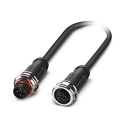 SAC-3P-P12MS/ 0,6-PUR/P12FS - Sensör/aktüatör kablosu