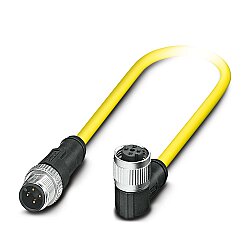 SAC-4P-M12MS/ 1,5-542/M12FR BK - Sensör/aktüatör kablosu