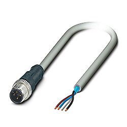 SAC-4P-M12MS/ 5,0-680 FDP - Sensör/aktüatör kablosu