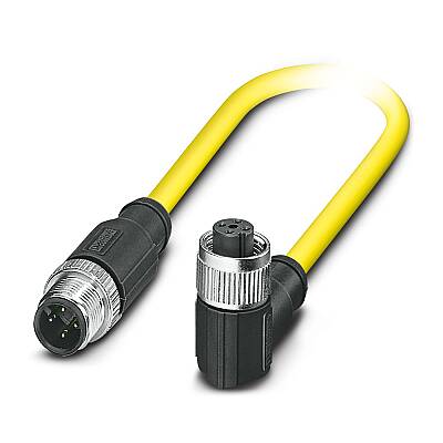 SAC-4P-M12MS-M12FR SH BK/.../. - Sensör/aktüatör kablosu - 1