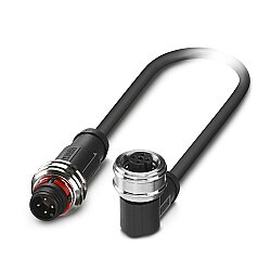 SAC-4P-P12MS/ 3,0-PUR/P12FR - Sensör/aktüatör kablosu