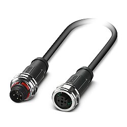 SAC-4P-P12MS/ 3,0-PUR/P12FS - Sensör/aktüatör kablosu