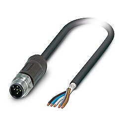 SAC-5P-M12MS/ 2,0-28X SH OD - Sensör/aktüatör kablosu