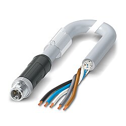 SAC-5P-M12MSL FE SH/.../... - Güç kablosu