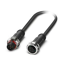 SAC-5P-P12MS/ 1,5-PUR/P12FS - Sensör/aktüatör kablosu