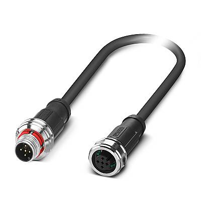 SAC-5P-P12MS/ 1,5-PUR/P12FS SH - Sensör/aktüatör kablosu - 1