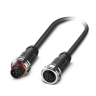 SAC-5P-P12MS/ 3,0-PUR/P12FS - Sensör/aktüatör kablosu - 1