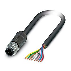 SAC-8P-M12MS/ 2,0-28X OD - Sensör/aktüatör kablosu