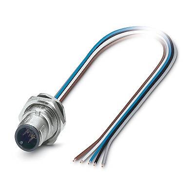 SACC-DSI-M12MS-5CON-M16/0,5X - Cihaz geçmeli konnektörü, arkaya montaj - 1