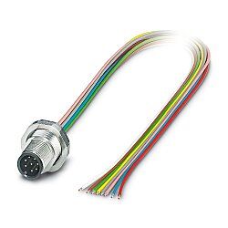 SACC-DSI-M12MS-8CON-PG9/0,5 VA - Cihaz geçmeli konnektörü, arkaya montaj