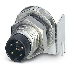 SACC-DSI-M8MS-6CON-M8-L90 SH - Cihaz geçmeli konnektörü, arkaya montaj
