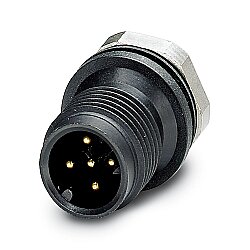 SACC-E-M12MS-5CON-M12 PSCUP - Cihaz geçmeli konnektörü önde montaj