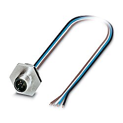 SACC-E-M12MS-5CON-M20/0,5 VA - Cihaz geçmeli konnektörü önde montaj