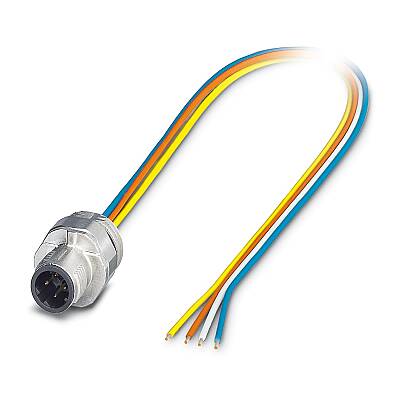 SACC-EC-MSD-4CON-M16/0,5 SCO - Cihaz geçmeli konnektörü önde montaj - 1