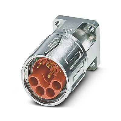 SH-8EPC58AY000S - Cihaz geçmeli konnektörü, önde montaj, tırtıllı somunlu - 1
