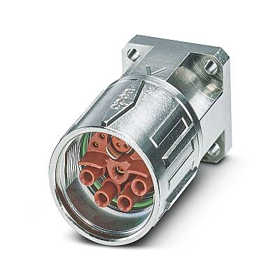 SH-8ESC58AY000S - Cihaz geçmeli konnektörü, önde montaj, tırtıllı somunlu - 1