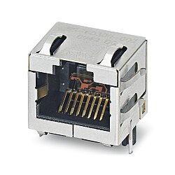 VS-08-BU-RJ45-10G/LH-1 - Modüler RJ45 PCB konnektörleri